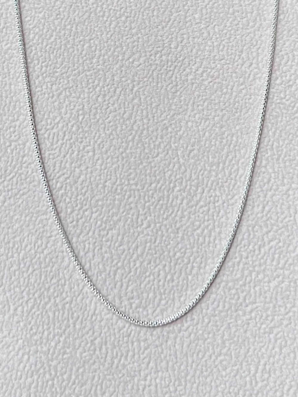 N063 | .925 Sterling Silver Popcorn Chain
